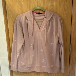 JANE DELANCY SWEATSHIRT WITH HOOD EUC